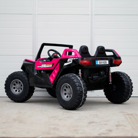 UTV electric pentru copii BJX1928, 500W, 24V, roz [4]