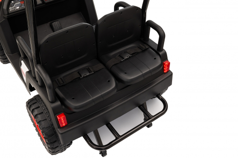 UTV electric pentru 4 copii, Kinderauto Golf-Kart 4x4 220W 12V cu roti moi, verde [6]