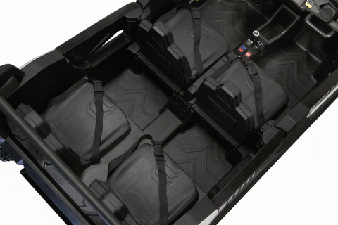 UTV electric pentru 4 copii, Conquerer XXL 600W 24V 14Ah cu roti moi, culoare verde [11]