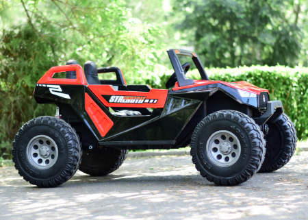UTV electric pentru copii BJX1928, 400W, 24V, rosu [5]