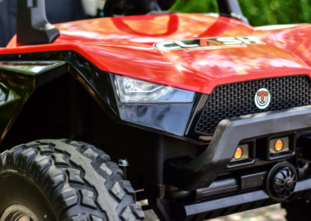 UTV electric pentru copii BJX1928, 400W, 24V, rosu [14]