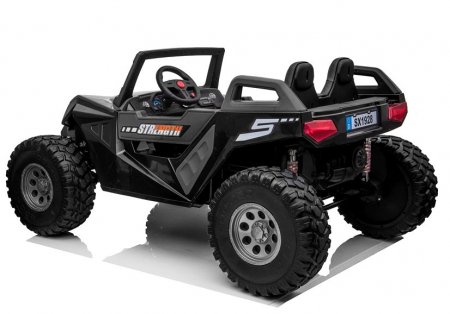 UTV electric pentru copii BJX1928, 400W, 24V, negru [2]