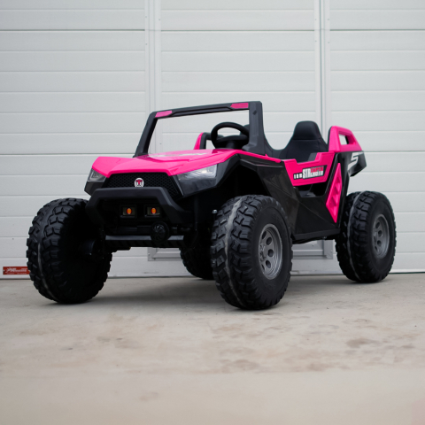 UTV electric pentru copii BJX1928, 400W, 24V, roz [1]