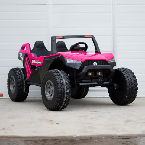 UTV electric pentru copii BJX1928, 400W, 24V, roz [7]