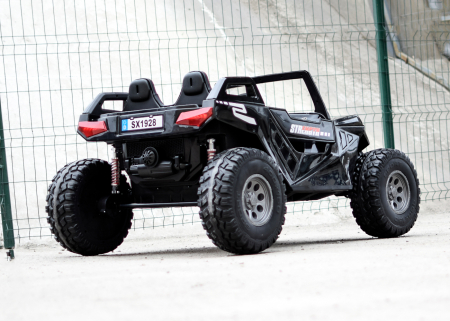 UTV electric copii BJX1928 4x4 300W 24V, negru [6]