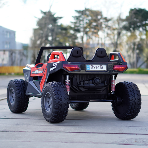 UTV electric pentru copii BJX1928, 300W, 24V, rosu [7]