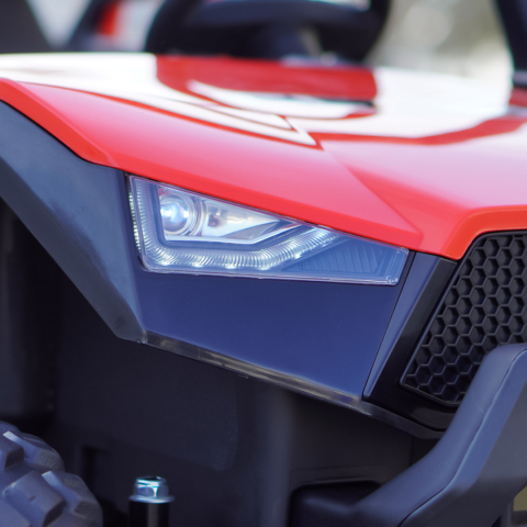 UTV electric pentru copii BJX1928, 300W, 24V, rosu [11]