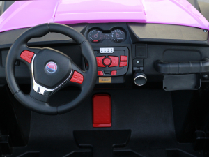 UTV electric Golf Kart pentru copii, roz, premium [4]
