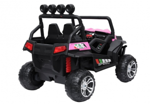 UTV electric pentru copii Golf-Kart S2588 180W PREMIUM #Roz [3]