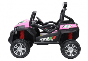 UTV electric pentru copii Golf-Kart S2588 180W PREMIUM #Roz [4]