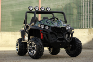 UTV electric pentru copii Golf-Kart S2588 180W PREMIUM #Verde [3]