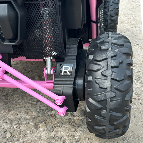 UTV electric pentru copii Kinderauto Dune-Buggy SPORT, 2 locuri, 800W, roz [16]