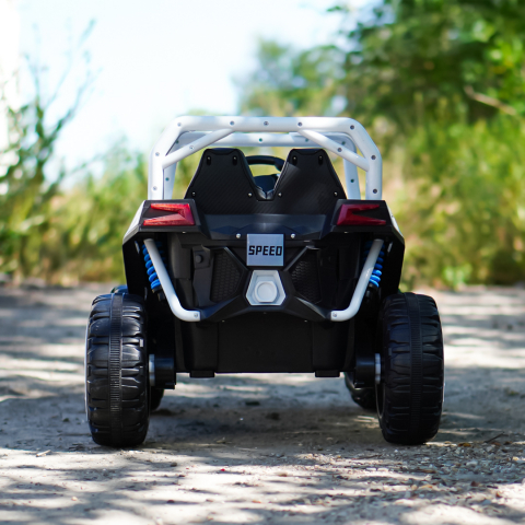 UTV electric pentru copii, Kinderauto RSR, alb [6]