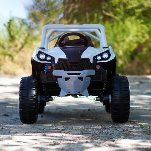 UTV electric pentru copii, Kinderauto RSR, alb [1]