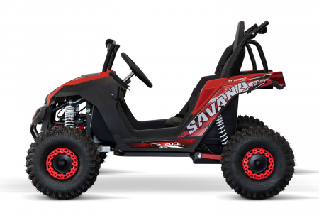 UTV electric pentru copii NITRO GoKid Savana 1200W 48V #Rosu [15]