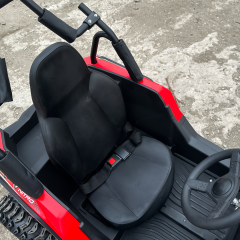 UTV electric pentru copii NITRO GoKid Savana 1200W 48V #Rosu [12]