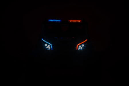 UTV electric copii Police XB2118, 4x4, 220W, 12V, albastru [22]