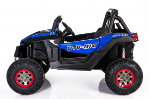 UTV electric pentru 2 copii, Rocker Premium BJ603, 4x4 180W 12V #Albastru [1]