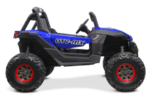 UTV electric pentru copii Rocker Premium 400W 24V #Albastru [2]