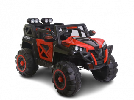 Masinute electrice - UTV electric copii cu 2 locuri, 4x4, echipare Premium, rosu