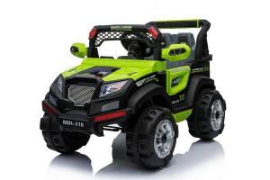 Masinute electrice - Masinuta electrica pentru copii POLICE BBH-318, verde