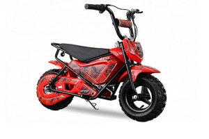 Motociclete electrice - Mini Motocicleta electrica cu roti ajutatore, NITRO ECO Flee 300W 24V, culoare Portocalie