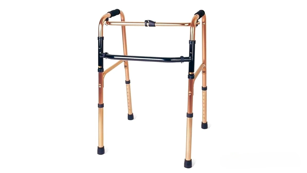 Cadru de mers pliabil din aluminiu Kinetika – ultra-ușor, reglabil 75–93 cm [5]