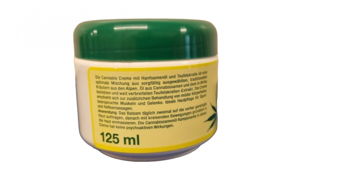 Crema pentru dureri cu ulei de canabis Bio-Vital 125 ml [6]