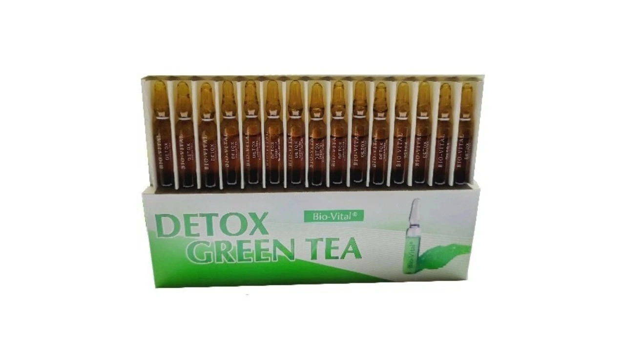 fiole detox cu ceai verde bio vital 15x2ml tratament antioxidant [2]