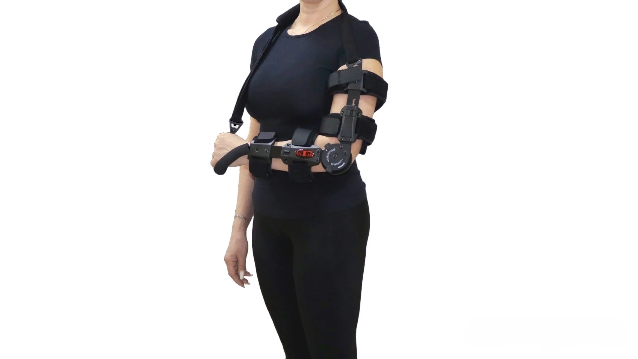 Orteză cot fixă sau mobilă, telescopică și reglabilă [4]