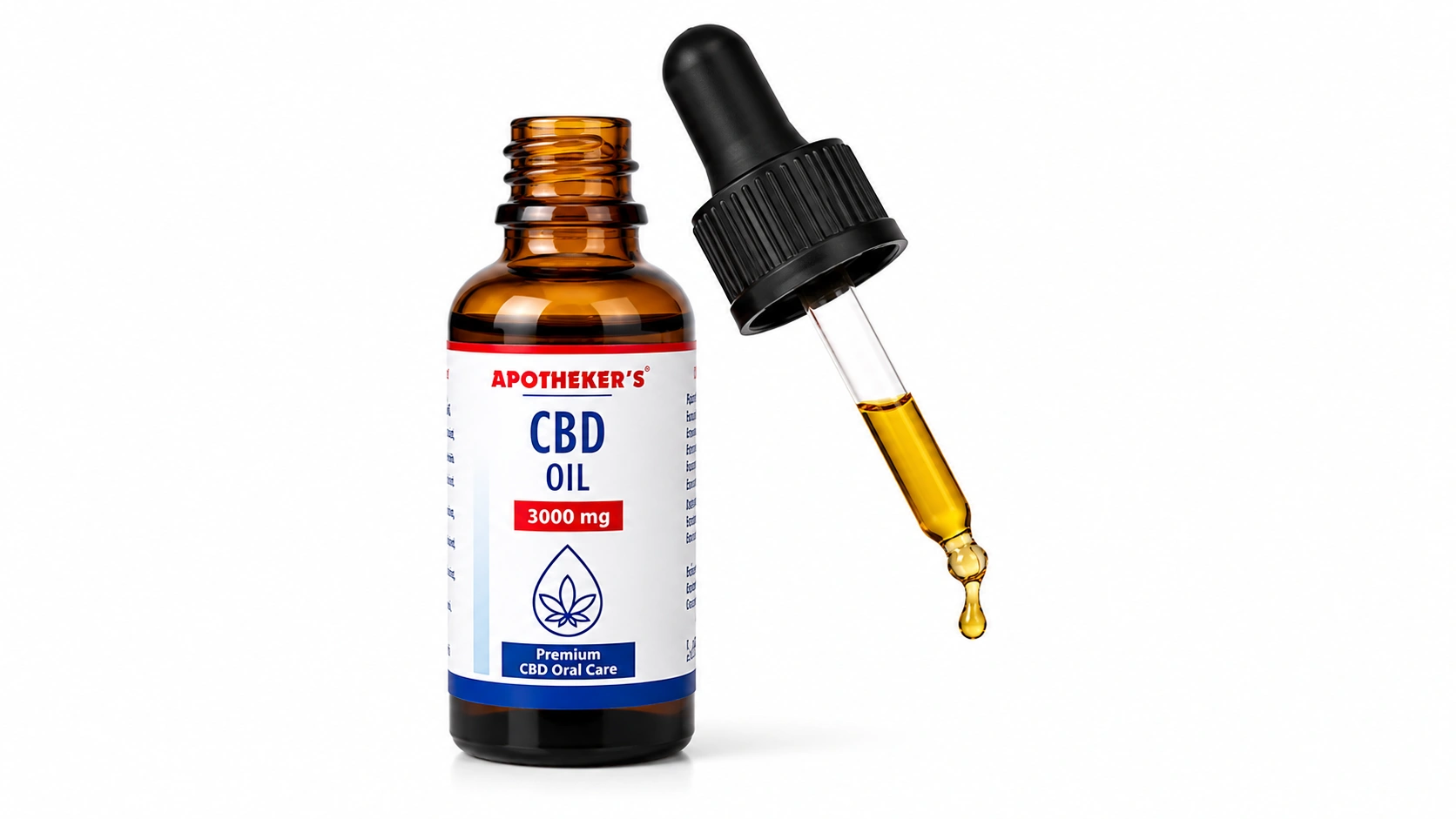 Ulei CBD 3000 mg APOTHEKER'S 30 ml Broad Spectrum fără THC [3]