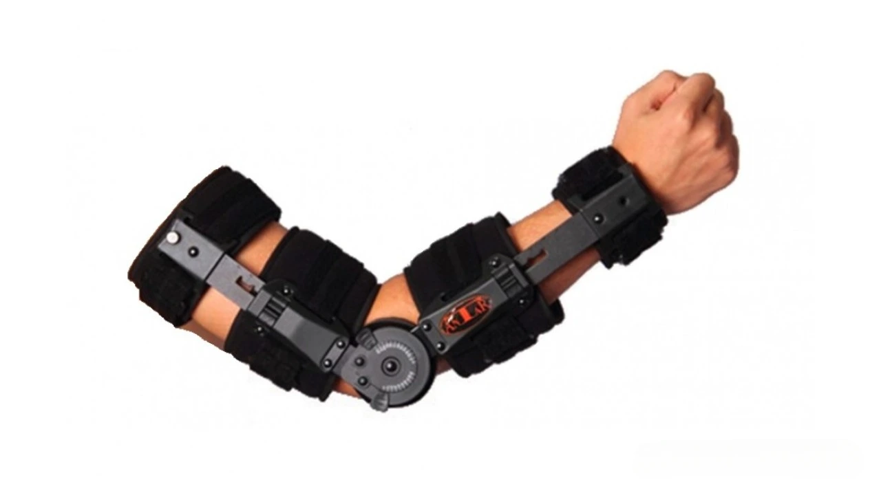 Orteză cot fixă sau mobilă, telescopică și reglabilă [2]