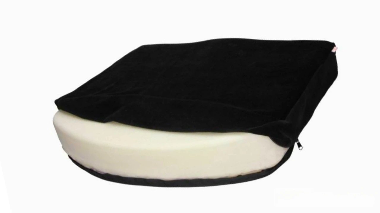 Sisteme antidecubit - Perna ortopedica sezut din spuma cu memorie si husa detasabila