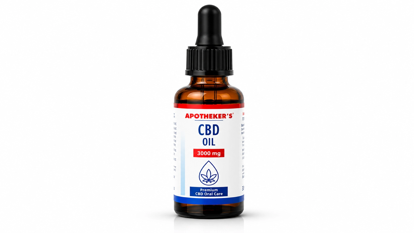 Ulei CBD 3000 mg APOTHEKER'S 30 ml Broad Spectrum fără THC [4]