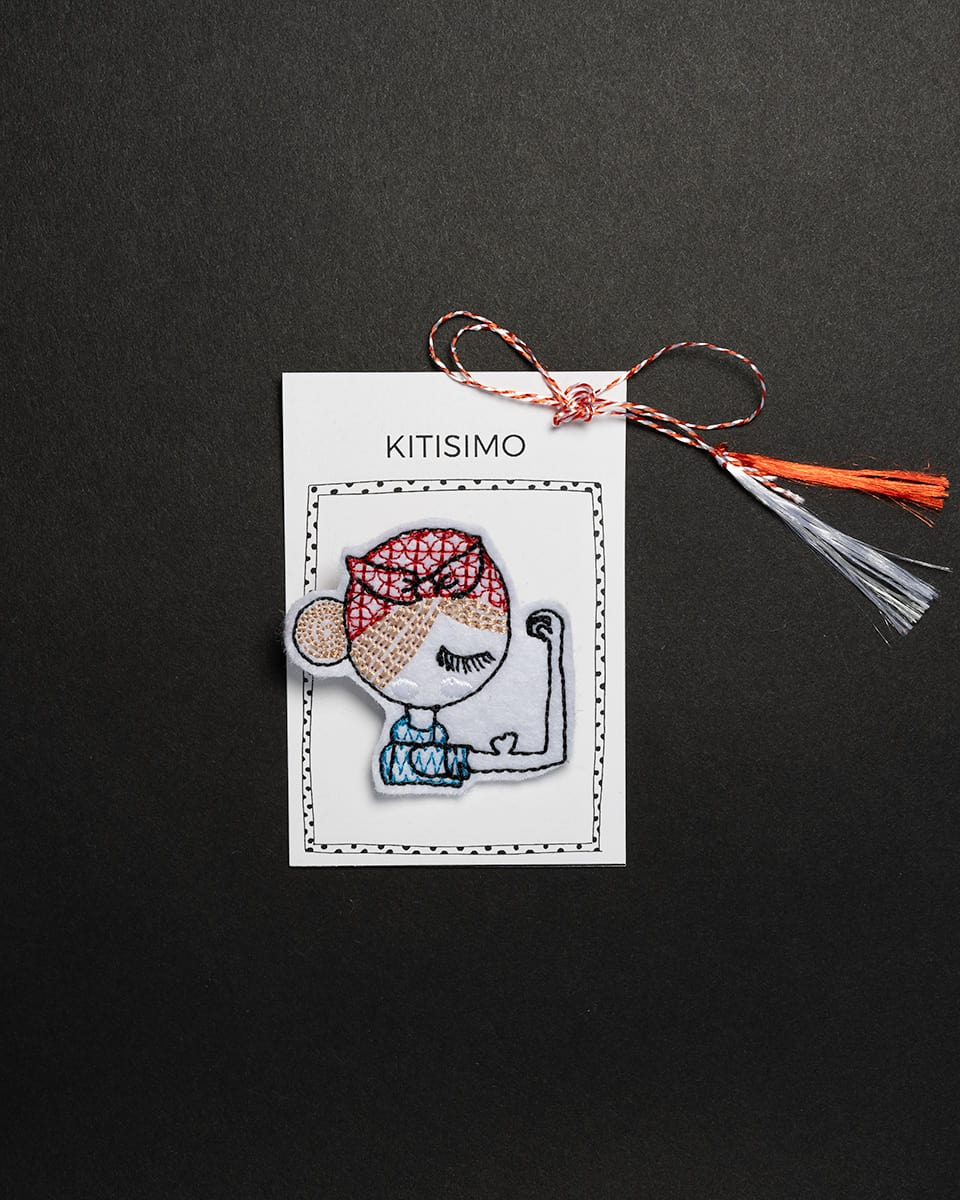 Martisor Handmade, Brosa,  Strong Lady | Kitisimo [2]