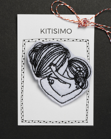 Martisoare - Martisor Handmade, Brosa Momy and Me| Kitisimo