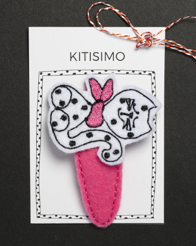 Martisoare - Martisor Handmade, Clama Pisica Roz| Kitisimo