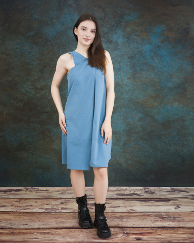 Rochie in forma de A, cu bretele [1]