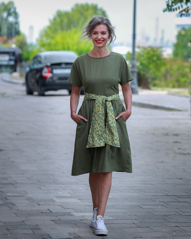 Rochii - Rochie femei, pânză topită Danubis