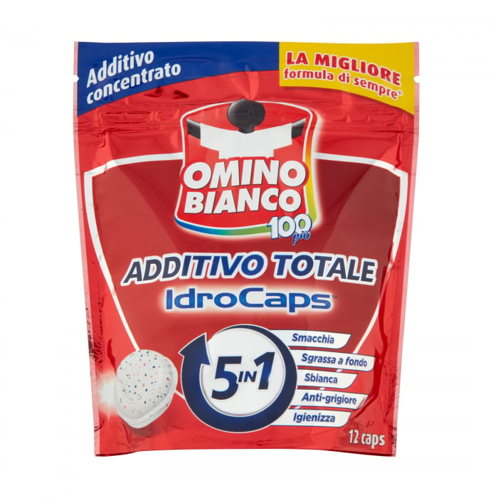 Aditiv concentrat pentru rufe Omino Bianco Additivo, 12 Capsule [1]
