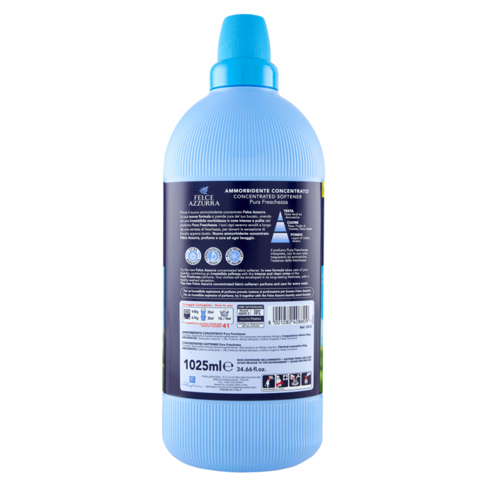 Balsam de rufe Felce Azzurra Ammorbidente pura freschezza, 1025 ml, 41 Spalari [2]