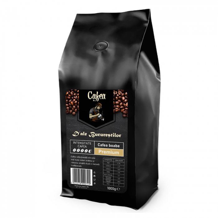 Cafea Boabe D'ale Bucurestilor Premium, 1kg [2]