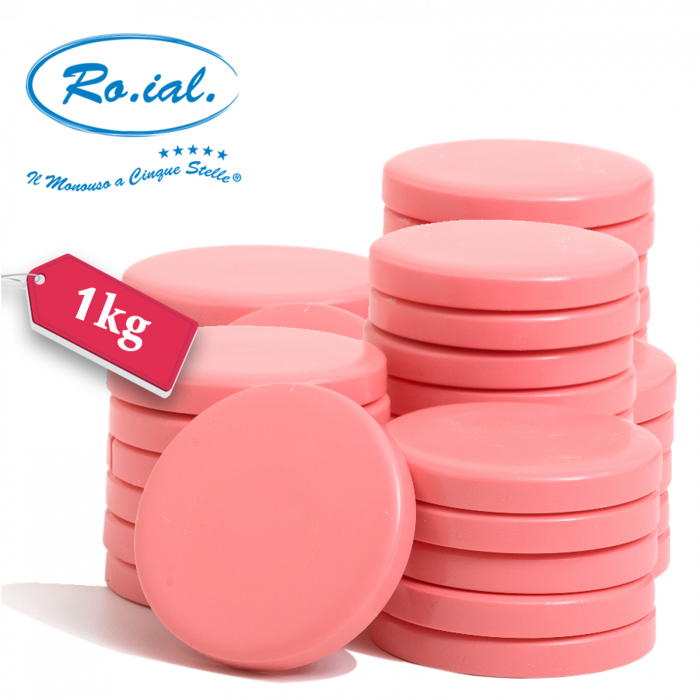 Ceara pentru epilare traditionala discuri, Rosa, Roial, 1000g [2]