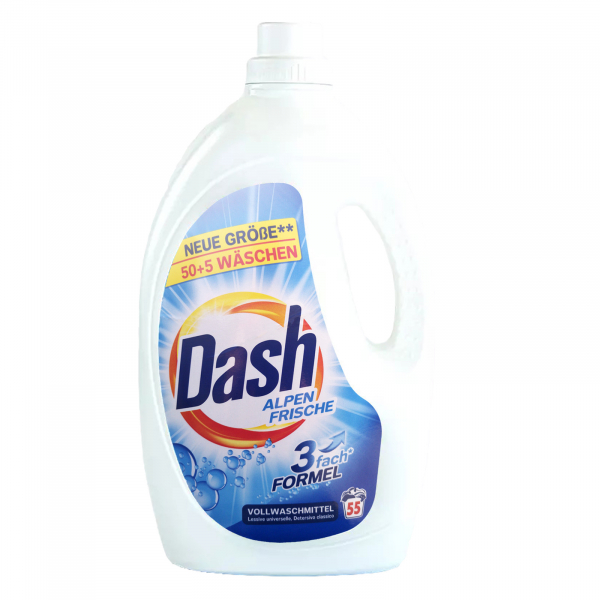 Detergent Lichid Dash Alpen Universal, 2.75L, 55 Spalari [1]