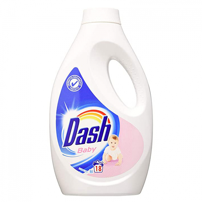 Detergent Lichid Dash Baby, 990ml, 18 Spalari [1]