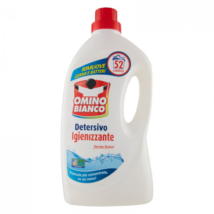 Detergent Lichid Igienizant Omino Bianco Igienizzante, 2.6L, 52 Spalari [1]