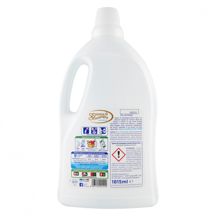 Detergent Lichid Rufe Spuma di Sciampagna Bianco Puro, 1815ml, 33 Spalari [2]