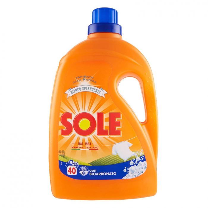 Detergent Lichid SOLE Cu Bicarbonat, 40 Spalari, 2L [1]
