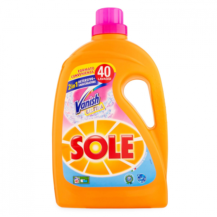 Detergent Lichid SOLE Vanish Ultra, 40 Spalari, 2L [1]