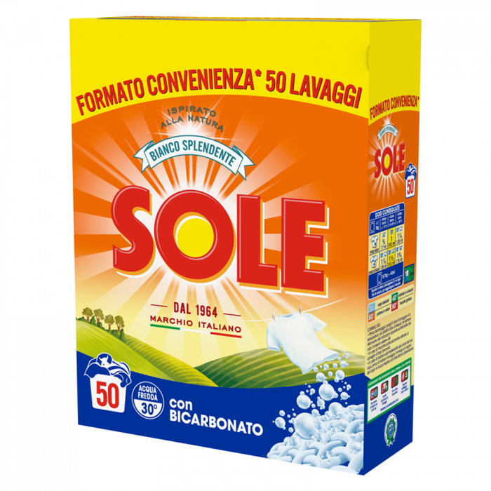 Detergent Rufe Pudra Sole Bicarbonato 3.25 kg, 50 spalari [1]
